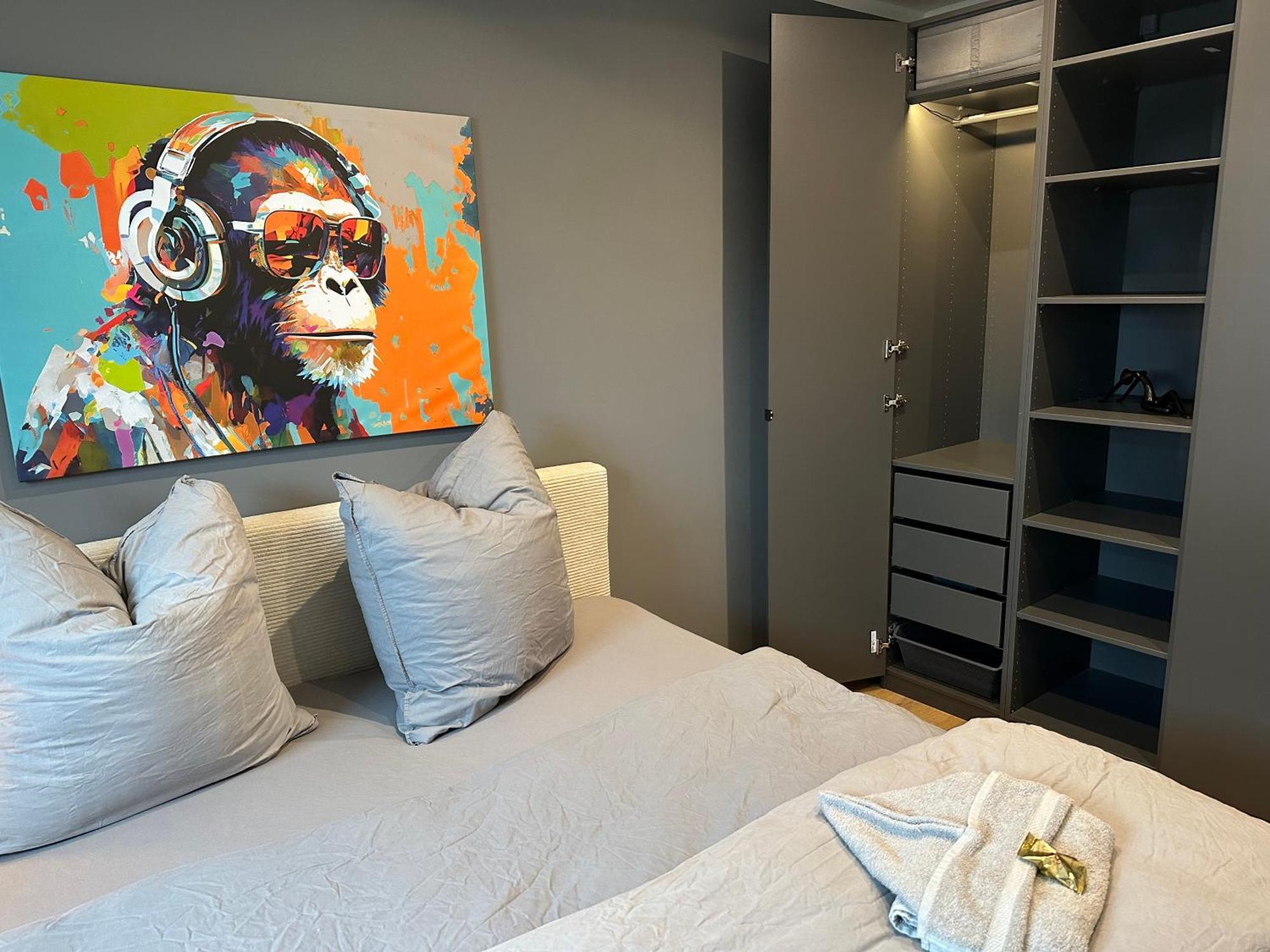 Moderne 50 Qm Unterkunft Monkey Rostock Exterior photo